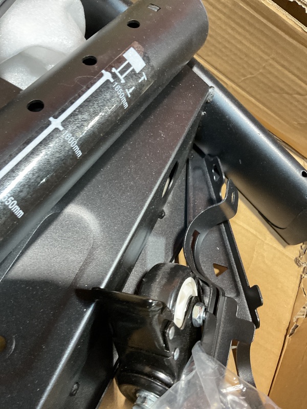 Photo 1 of **MINOR USE WEAR**Perlegear Rolling TV Stand, Portable TV Stand on Wheels for 55-90 Inch Screens up to 200 lbs, Adjustable Mobile TV Cart with AV Shelf & Camera Shelf, Outdoor Tv Stand Max VESA 800x500mm, PGTVMC07