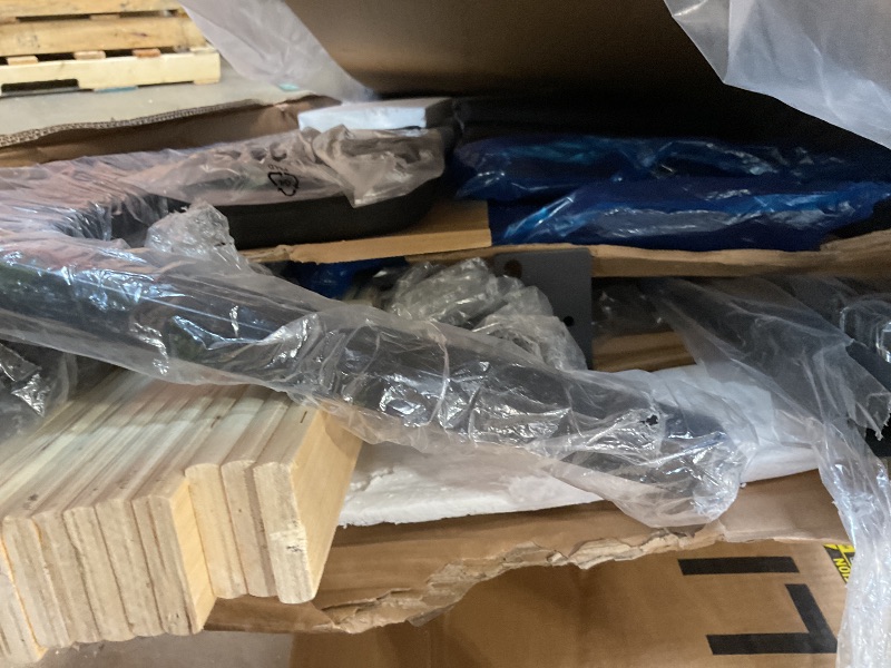 Photo 1 of **SCRATCHES FROM TRANSPORT **Feonase King Size Bed Frame with 4 Storage Drawers, Upholstered Platform Bed with Charging Station, Wingback Storage Headboard, Wooden Slats Support, No Box Spring Needed, Easy-Assembly, Black