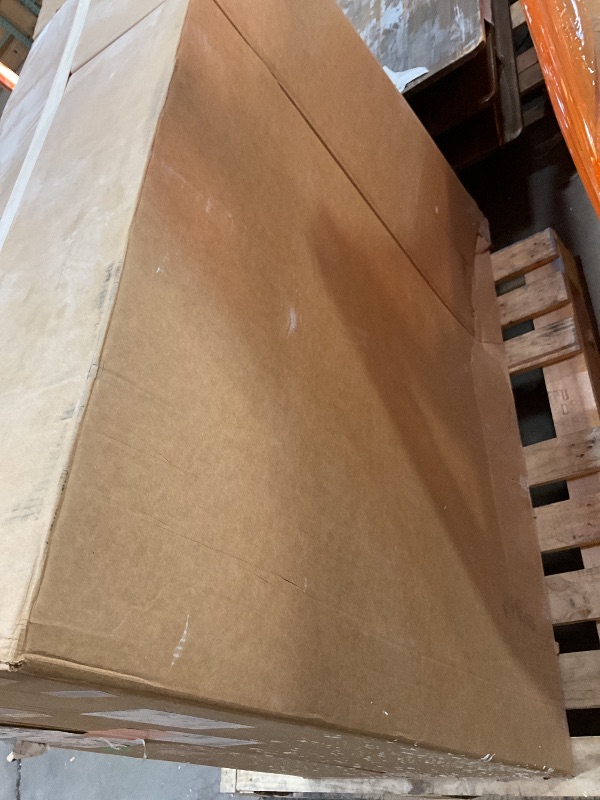 Photo 1 of **DIRTY BOX**Spring Mill Cabinets Lonsdale 48-Inch Single-Sink Bathroom Vanity with White Top, Soft-Close Cabinet, 6 Drawers, 48.5" W x 18.75" D, Gray