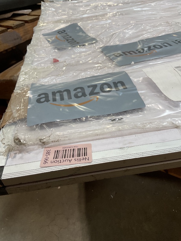 Photo 1 of **SCRATCHES ON FRAME. DIRT. CRACK IN MIDDLE. **VIZ-PRO Magnetic Dry Erase Board, 96 X 48 Inches, Foldable Wall-Mounted Whiteboard with Silver Aluminum Frame & Marker Tray for School Office and Home 8' X 4'