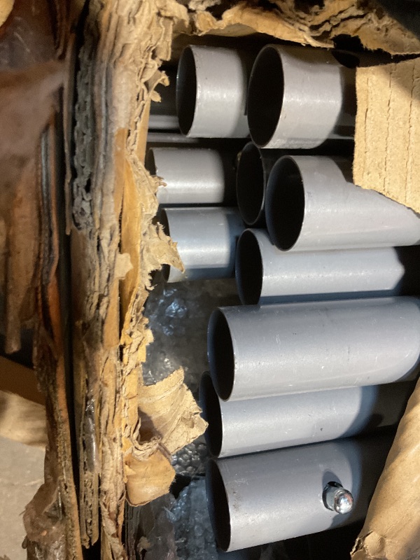 Photo 1 of **TRANSPORT SCUFFS AND SCRAPES**Shintenchi Carport 10' x 20' Heavy Duty Portable Garage, Car Port Canopy with Side-Opening Removable Door & Roll-Up Windows, Car Canopy for Truck, Boat, Motorcycle, Grey