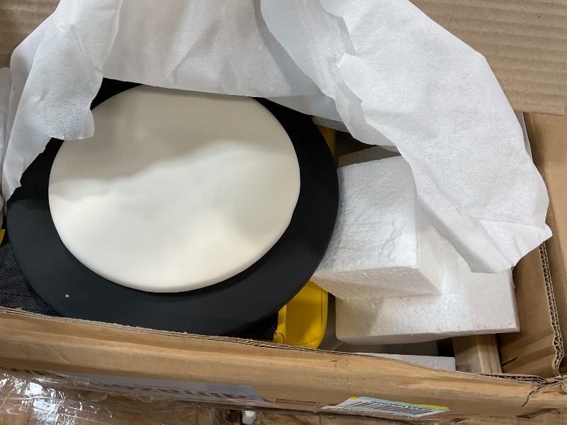 Photo 1 of **SELLING FOR PARTS AS PARTIAL SET. ONE BOX OF TWO**ACQCA Twin Size Race Car Bed for Kids, PU Car-Shaped Bedframe with Wheels and Side Rails for Boys,Girls, Wood Slat Support, No Box Spring Needed,Yellow