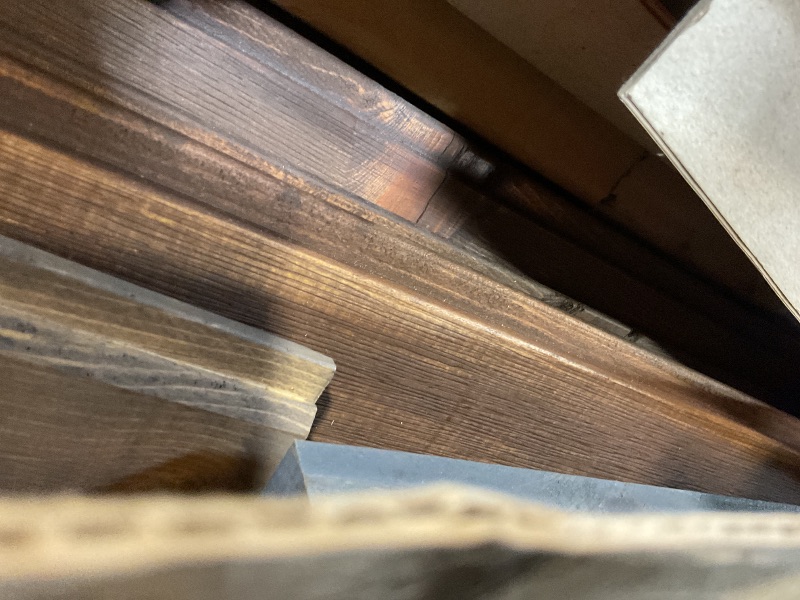 Photo 1 of **DARKER COLOR THAN PICTURE**SMARTSTANDARD 60in x 96in Sliding Barn Door with 10ft Barn Door Hardware Kit Included, Unfinished Solid Spruce Wood Door, Assembly Required, DIY, Stainable, Natural