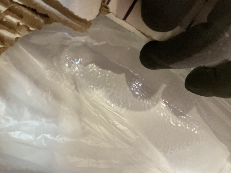 Photo 1 of **DENTED ON SIDE**Hamilton Beach HBFRF1100, 11 cu ft, Upright Freezer, White