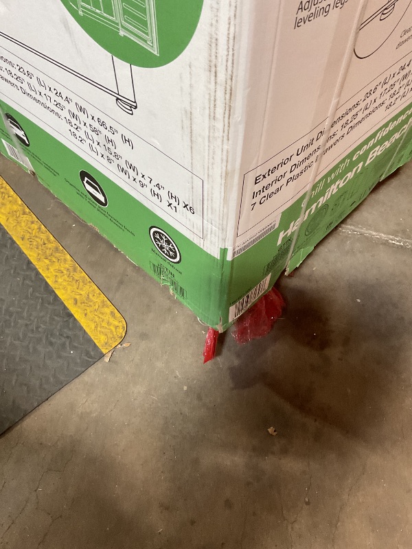 Photo 1 of **DENTED ON SIDE**Hamilton Beach HBFRF1100, 11 cu ft, Upright Freezer, White