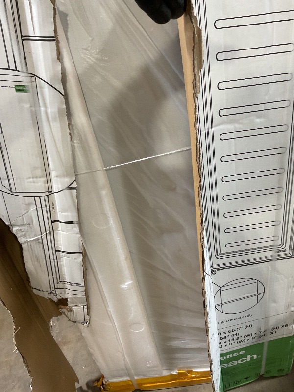 Photo 1 of **DENT ON SIDE**Hamilton Beach HBFRF1100, 11 cu ft, Upright Freezer, White