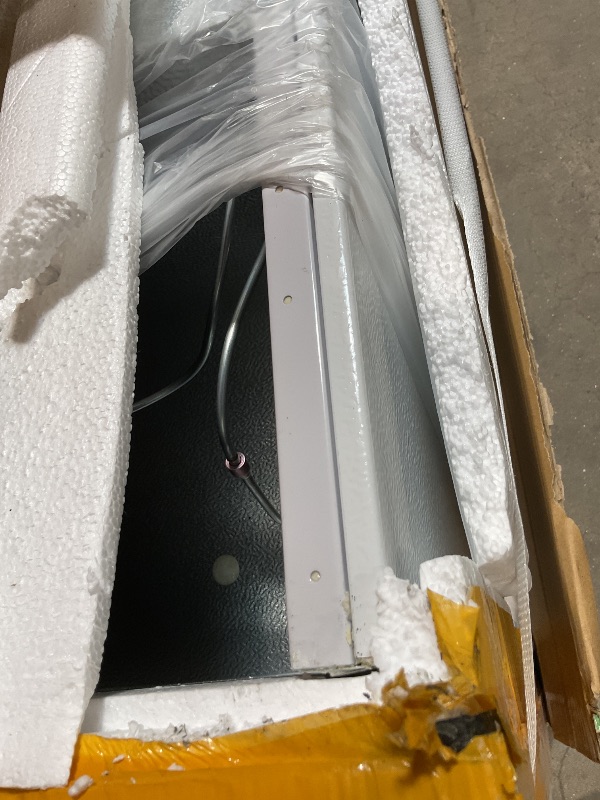 Photo 1 of **DENT ON SIDE**Hamilton Beach HBFRF1100, 11 cu ft, Upright Freezer, White