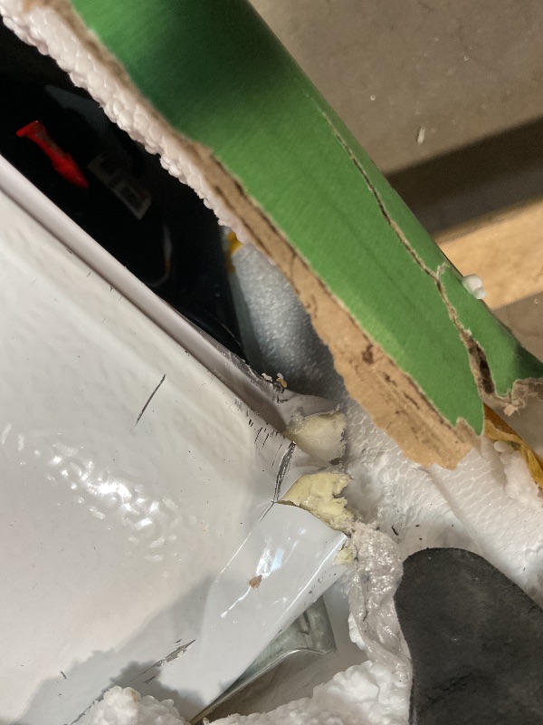 Photo 1 of **DAMAGE TO BACK BOTTOM CORNERHamilton Beach HBFRF1100, 11 cu ft, Upright Freezer, White