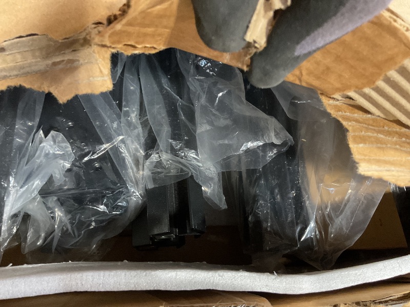 Photo 1 of **2 BOXES. SELLING FOR PARTS. DIDNT SEE THE MAIN SUPPORT BEAMS**HOTEEL 10x12 Hardtop Gazebo on Clearance with Heavy Duty Galvanized Steel Double Metal roof,Aluminum Frame,Patio Gazebo with Curtains and Netting,Outdoor Permanent Pavillon for Backyard,Black