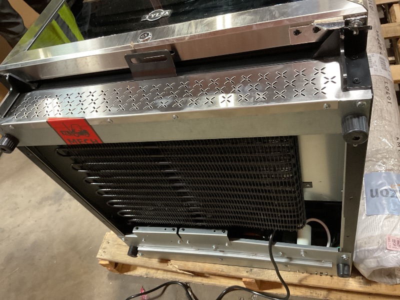 Photo 1 of **DOOR HINGES ARE LOOSE/HALF BROKEN. DIRT AND SCRATCHES**Tylza 24 Inch Wine Fridge Dual Zone, 180 Bottle Wine Cooler Refrigerator With Stainless Steel and Professional Compressor, Fast Cooling Low Noise and No Fog Built-in or Freestanding