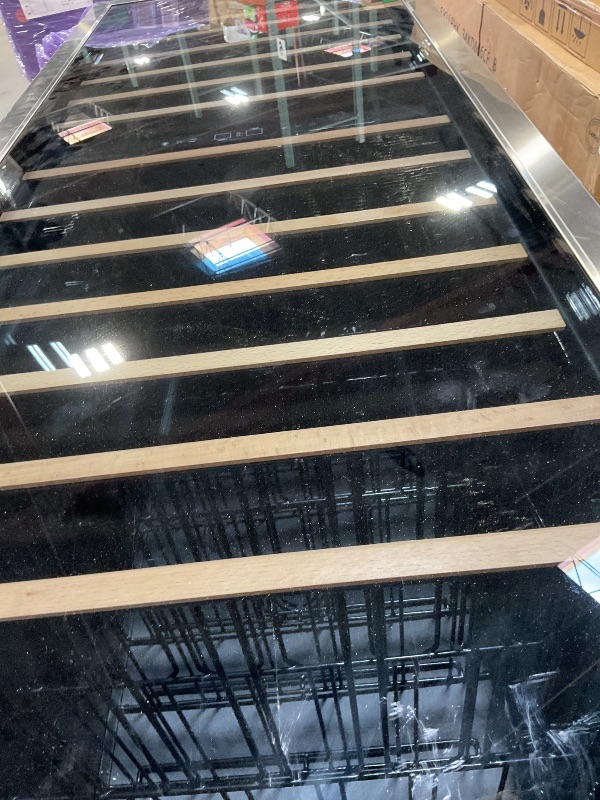 Photo 1 of **DOOR HINGES ARE LOOSE/HALF BROKEN. DIRT AND SCRATCHES**Tylza 24 Inch Wine Fridge Dual Zone, 180 Bottle Wine Cooler Refrigerator With Stainless Steel and Professional Compressor, Fast Cooling Low Noise and No Fog Built-in or Freestanding