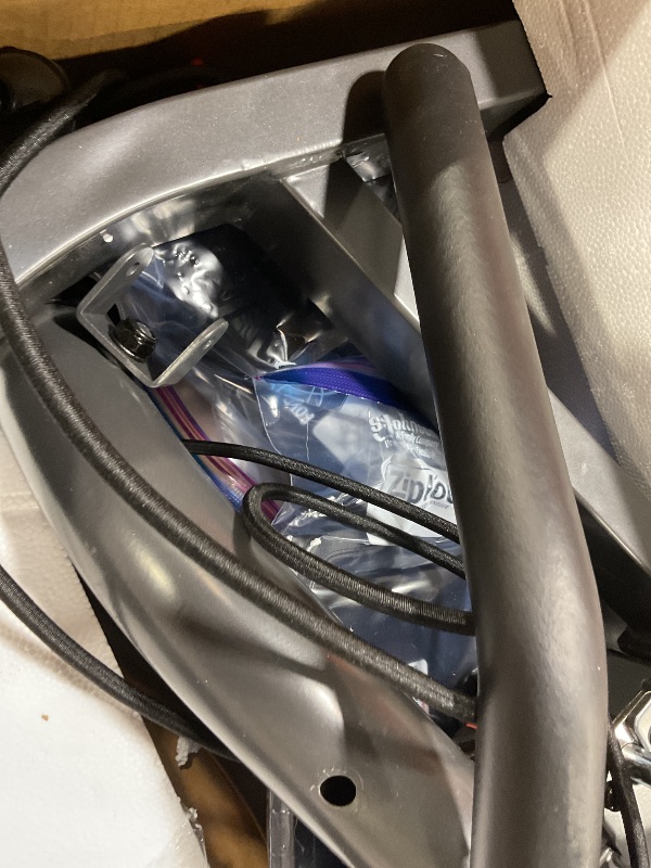 Photo 1 of **MINOR USE WEAR**Sunny Health & Fitness Smart Recumbent Bike w/Workout Bands, 300LB Capacity Compact Equipment for Indoor Full-Body Exercise, Adjustable Cushion Seat for Seniors Home Cardio Training, Free SunnyFit App