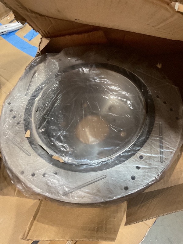 Photo 1 of 13.58" (345mm) Rear Disc Brake Rotors and Pads for 2007-2013 Chevy Silverado 1500/Avalanche/GMC Sierra 1500, 2007-2014 GMC Yukon/Chevy Tahoe/Suburban 1500/Cadillac Escalade/Escalade ESV EXT