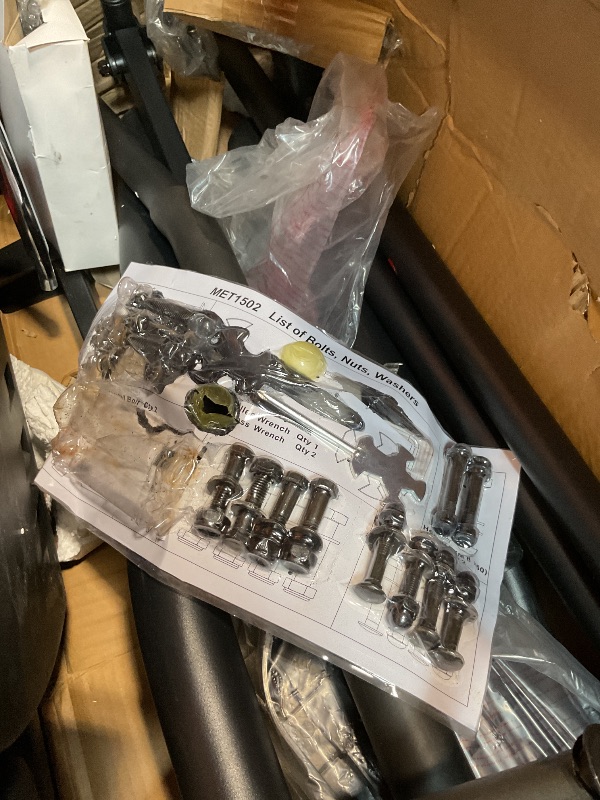 Photo 1 of **SELLING FOR PARTS AS PARTIAL SET. SCUFFS AND SCRATCHES FROM TRANSPORT**Magnetic elliptical trainer. Black