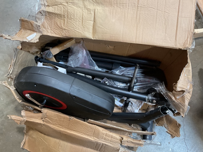 Photo 1 of **SELLING FOR PARTS AS PARTIAL SET. SCUFFS AND SCRATCHES FROM TRANSPORT**Magnetic elliptical trainer. Black