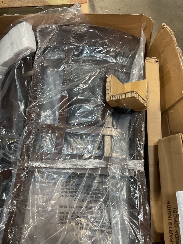 Photo 1 of **2 BOXES**Signature Design by Ashley Bennox 5 Piece Counter Height Dining Set, Includes Table & 4 Barstools, Brown