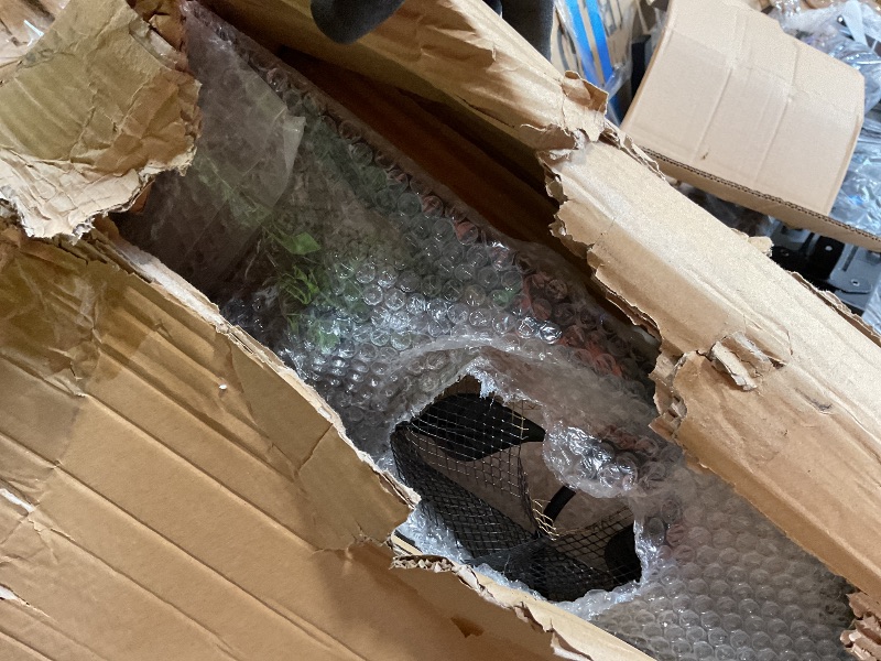 Photo 1 of **TEARS ON CORNER AND BOTTOM SIDE**Deco 79 Farmhouse Metal Fireplace Screen with Tree Detail, 39" x 7" x 33", Green