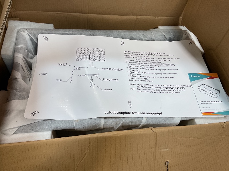 Photo 1 of 33 Granite Composite Kitchen Sink - Fulorni 33"x19" Granite Kitchen Sink Undermount Ledge Workstation Matte Black Quartz Classic Under Counter Single Bowl Sink Basin