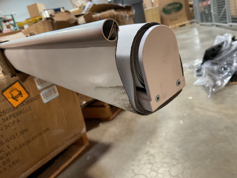 Photo 1 of **MINOR DIRT DAMAGE. MISSING HARDWARE**GENIMO 100% Blackout Roller Window Shades, Window Blinds Cordless with Thermal Insulated, UV Protection Fabric, Mini French Door Blinds for Home, Office, Bedroom, Easy to Install, Grey, 72" W X 75" H