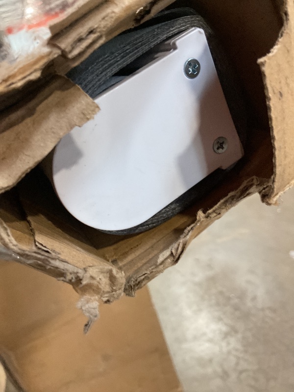 Photo 1 of **MINOR DIRT DAMAGE. MISSING HARDWARE**GENIMO 100% Blackout Roller Window Shades, Window Blinds Cordless with Thermal Insulated, UV Protection Fabric, Mini French Door Blinds for Home, Office, Bedroom, Easy to Install, Grey, 72" W X 75" H