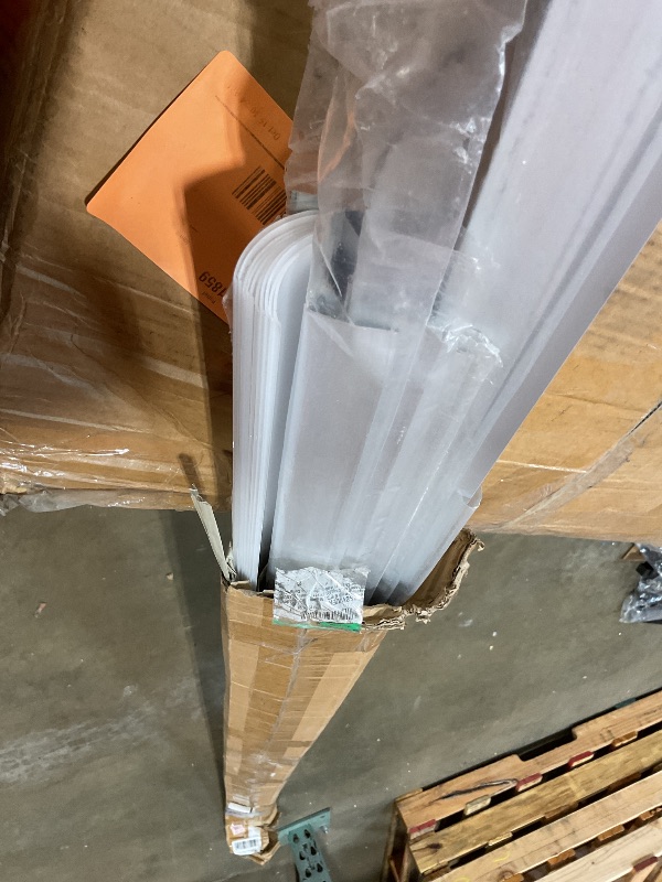 Photo 1 of **MINOR BEND DAMAGE ON ENDs**Muzata 10Pack 6.6FT/2M Plus-Size Spotless V Shape LED Channel Silver Aluminum LED Diffuser Channel with Milky White Cover V101 WW 2M