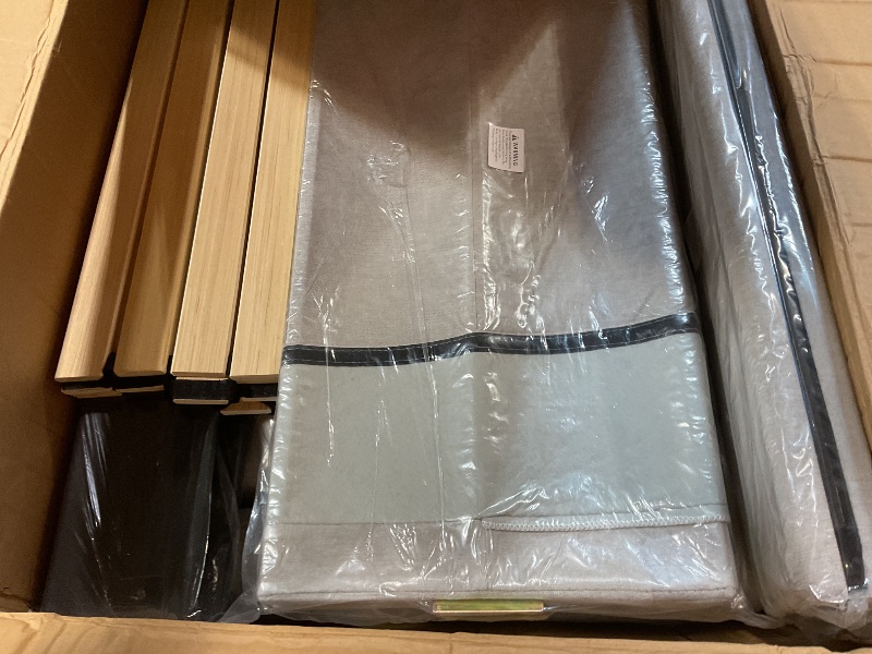 Photo 1 of **MISSING A BACK CUSHION***  85" Couches for Living Room, Modern Comfy Sofa with Deep Seat & Adjustable Armrest, Chenille Fabric Couches for Living Room/Bedroom/Office/Apartment, Light Gray