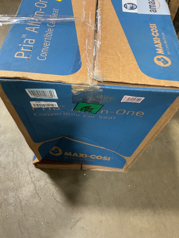 Photo 1 of **MISSING WASHABLE COVER PIECE. DIRT DAMAGE**Maxi-COSI Pria All-in-One Convertible Car Seat, Infant to Toddler Car Seat, Easy-Install Harness, Machine-Washable Cover, 5-100 lbs, SeaDrift