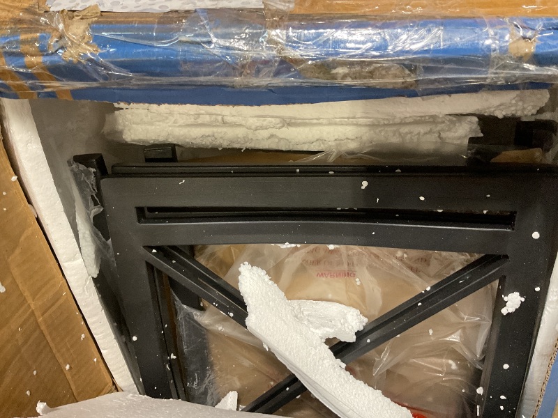 Photo 1 of **2 CHAIRS ONLY. SELLING FOR PARTS AS PARTIAL SET**VECELO 5 Piece Dining Table Set for 4, Faux Marble Dinette with Chairs for Kitchen, Breakfast Nook, Small Space, Dark Black