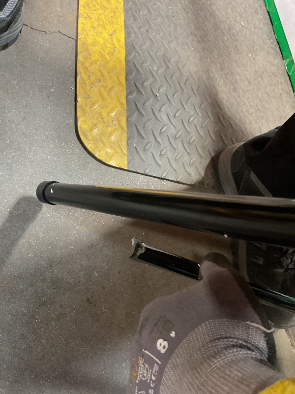 Photo 1 of **FRAME PIECE BROKEN ON ONE CHAIR**Simple Deluxe 2 Pack Folding Chairs with Leather Padded Cushion Seats & Durable Metal Frame, Foldable, Portable, Commercial Event Seat, Indoor Outdoor for Parties, Home, Office, Classic Black