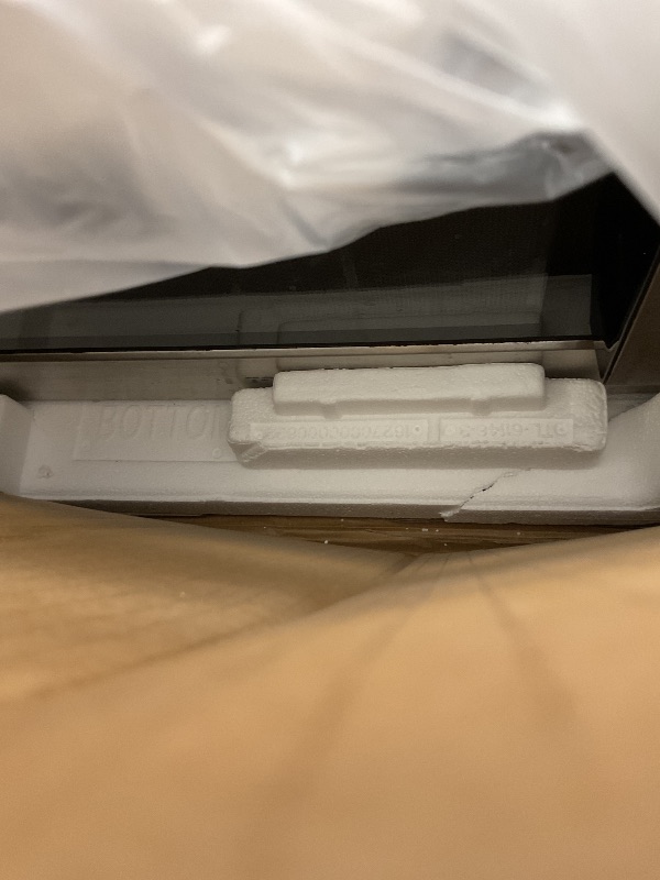 Photo 1 of **dirty**Toshiba ML-EM62P(SS) Large Countertop Microwave with Smart Sensor, 6 Menus, Auto Defrost, ECO Mode, Mute Option & 16.5" Position Memory Turntable, 2.2 Cu Ft, 1200W, Stainless Steel