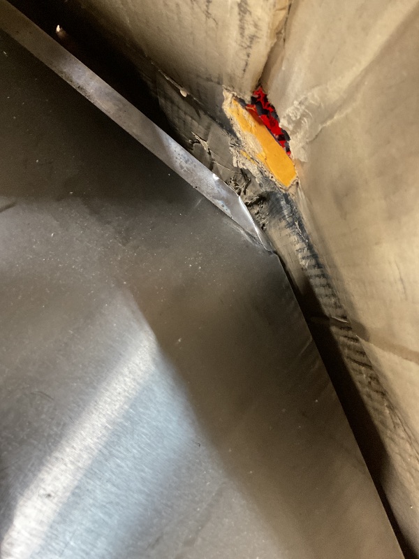 Photo 1 of **BENT ON TOP. DIRT**Wall Mount 36 Inch Range Hood 900 CFM, Ductless/Ducted Convertible Kitchen Hood, 3-speed Gesture Sensing & Touch Control, Stainless Steel Kitchen Vent Hood with Permanent Baffle Filters