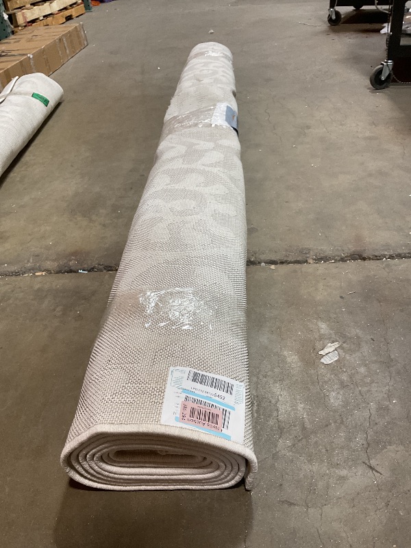 Photo 1 of **DIRTY FROM TRANSPORT **My Texas House by Orian Indoor/Outdoor Bluebonnets Area Rug, 7'9" x 10'10", Natural