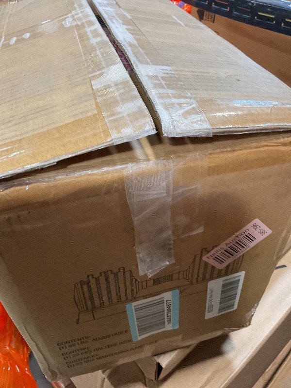 Photo 1 of ***PARTIAL SET/ONLY 1*** CAP Barbell ADJUSTABELL® 55 lb Pair of Adjustable Dumbbells with Contoured Full Rotation Handle, Honeycomb Chrome and Black Handle