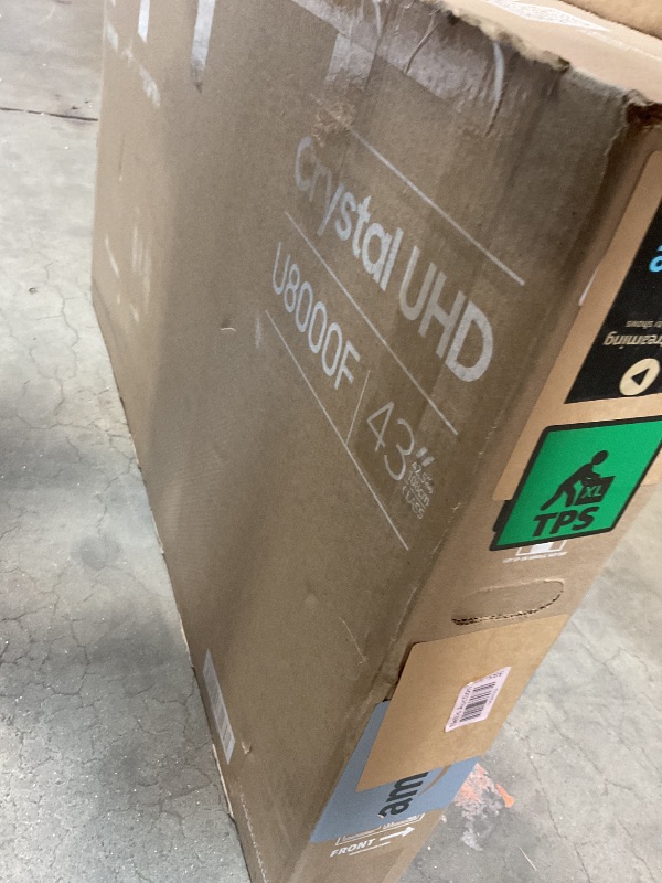 Photo 1 of **DIRT**Samsung 43-Inch Class Crystal UHD U8000F 4K Smart TV (2025 Model) Endless Free Content, Crystal Processor 4K, MetalStream Design, Knox Security, Alexa Built-in
