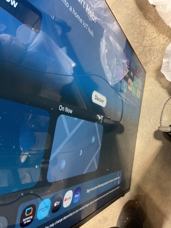 Photo 1 of **DIRT**Samsung 43-Inch Class Crystal UHD U8000F 4K Smart TV (2025 Model) Endless Free Content, Crystal Processor 4K, MetalStream Design, Knox Security, Alexa Built-in