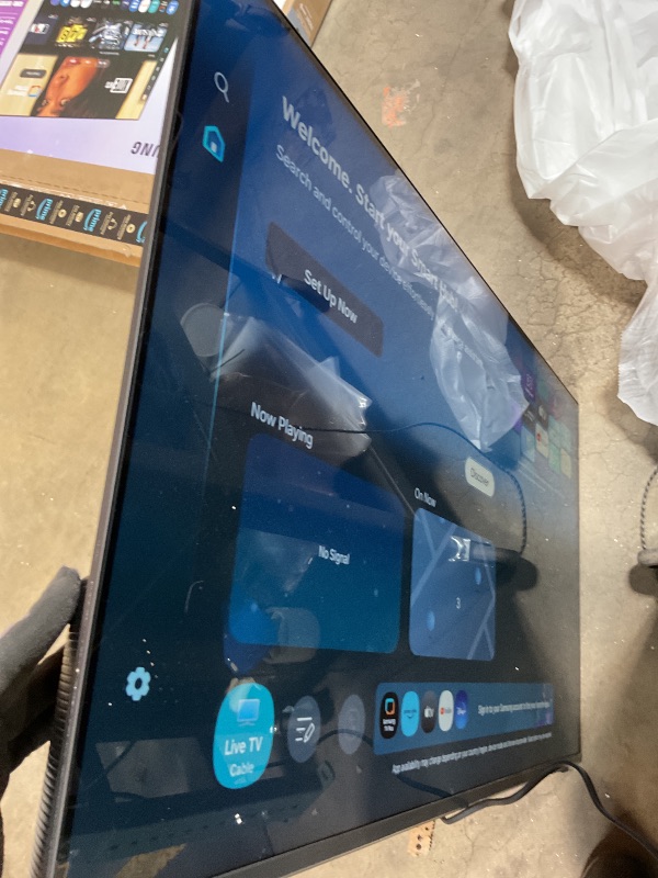 Photo 1 of **DIRT**Samsung 43-Inch Class Crystal UHD U8000F 4K Smart TV (2025 Model) Endless Free Content, Crystal Processor 4K, MetalStream Design, Knox Security, Alexa Built-in