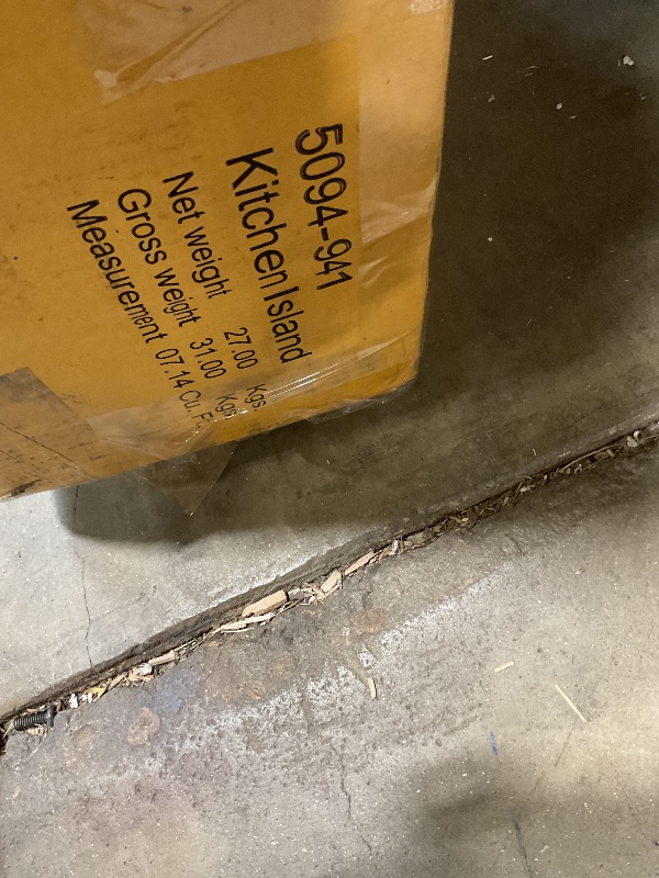 Photo 1 of **TWO BOXES**Homestyles Americana Antique Oak Island with Storage, 42"W