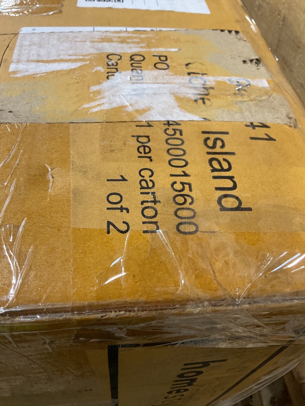 Photo 1 of **TWO BOXES**Homestyles Americana Antique Oak Island with Storage, 42"W