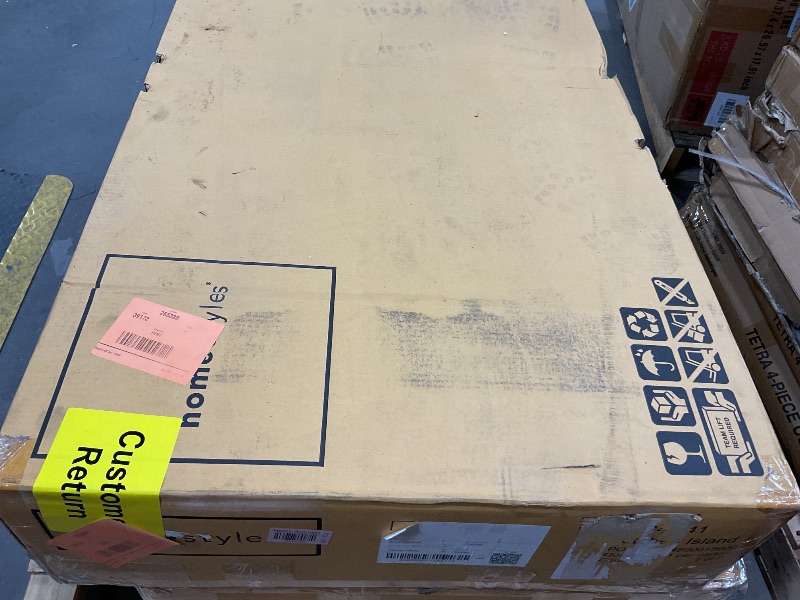 Photo 1 of **TWO BOXES**Homestyles Americana Antique Oak Island with Storage, 42"W