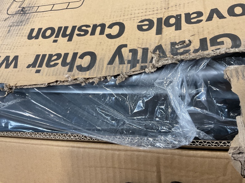 Photo 1 of **MAJOR TEAR ON COVER. SCRAPE ON FRAME**Suteck Oversized Zero Gravity Chair,33In XXL Lounge Chair w/Removable Cushion&Headrest, Reclining Camping Chair w/Upgraded Lock and Footrest, Reclining Patio Chairs Recliner for Indoor Outdoor,500LBS