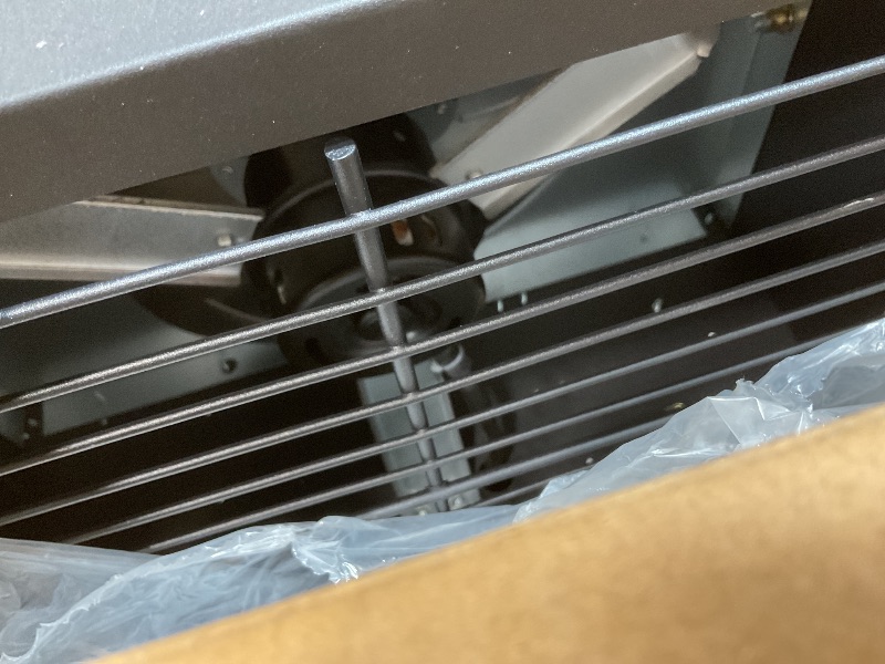 Photo 1 of **SCRAPES ON TOP**Comfort Zone 10,000W Hard-Wired Garage Heater – Industrial & Commercial Ceiling Mount, 240V Fan-Forced Heater with Remote, Digital Thermostat, Timer, 2 Heat Settings, Overheat Protection, Black