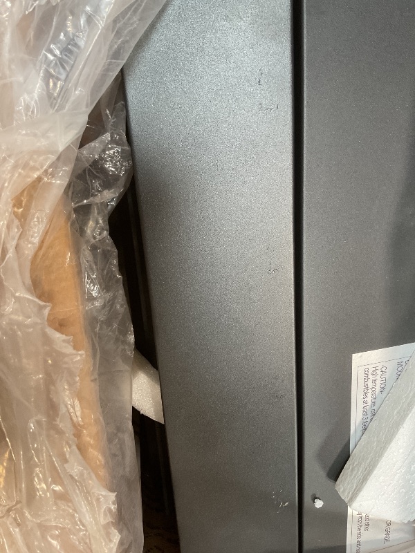 Photo 1 of **SCRAPES ON TOP**Comfort Zone 10,000W Hard-Wired Garage Heater – Industrial & Commercial Ceiling Mount, 240V Fan-Forced Heater with Remote, Digital Thermostat, Timer, 2 Heat Settings, Overheat Protection, Black