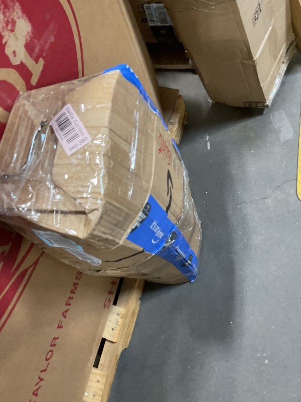 Photo 1 of **SELLING FOR PARTS. PLASTIC HOLDER PART IS BROKEN. RUST****GRANDMEI Chair Umbrella with Clamp,46 inches UPF 50+ Clip on Parasol for Patio,Beach Chairs,Strollers,Wheelchairs,Golf Carts (D-Blue Stripe)