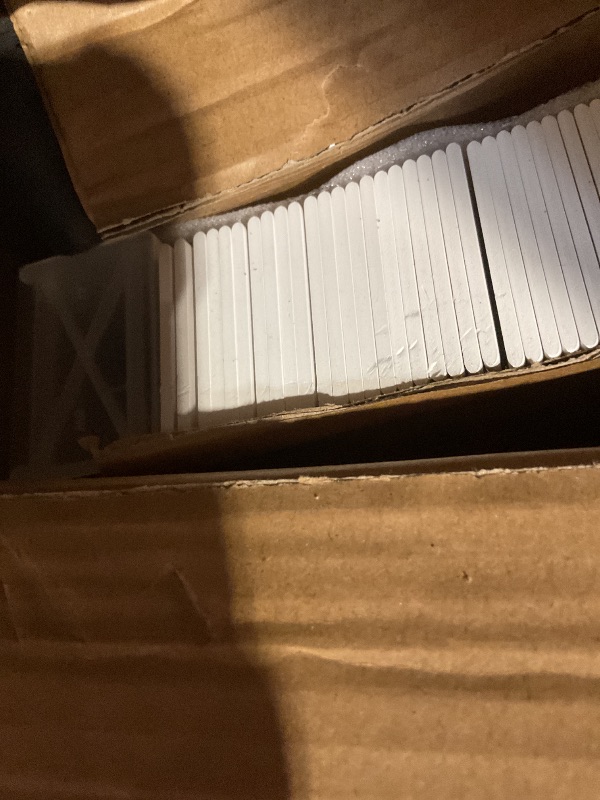 Photo 1 of **LazBlinds 2-inch Cordless Faux Wood Blinds with Royal Valance, Room Darkening Horizontal Window Blinds, Inside Mount Blinds for Windows - Fit for Window 23'' W x 72'' H - White