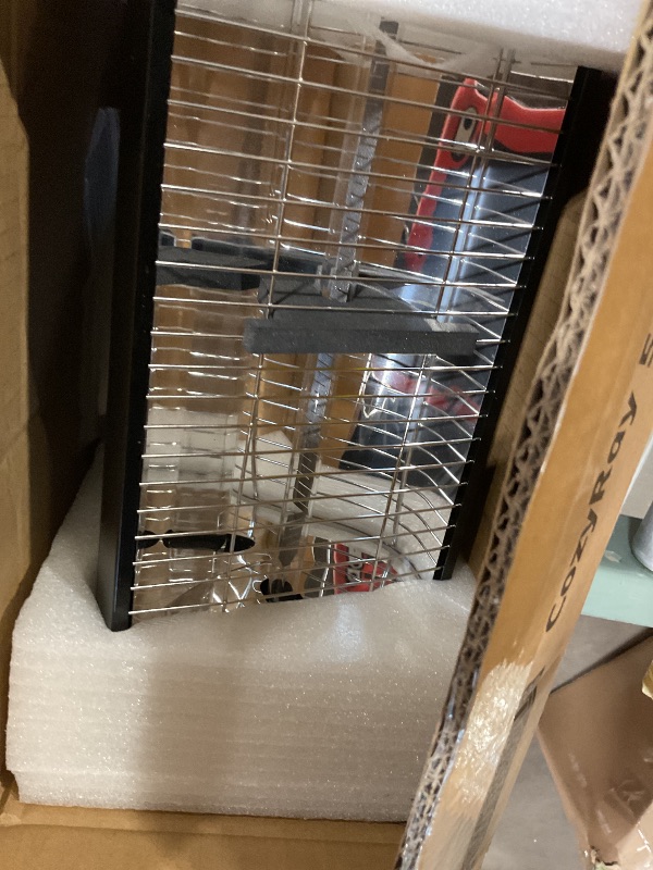 Photo 1 of **FOR PARTS ONLY/NON-FUNCTIONAL** Powerscale 1500W Outdoor Heaters for Patio with 36H Timer, 0.5 Sec Instant Heating, Memory Function, Outdoor Heater, Black – Perfect Outdoor Heaters for Patio & Backyards