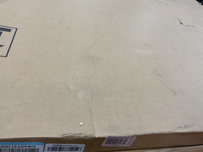 Photo 1 of **DENTED**Quartet Whiteboard, Dry Erase Board, Magnetic, 6' x 4', Nano-Clean Surface Resists Ink Stains, Accessory Tray and 1 Dry Erase Marker, Silver Aluminum Frame (SM537)