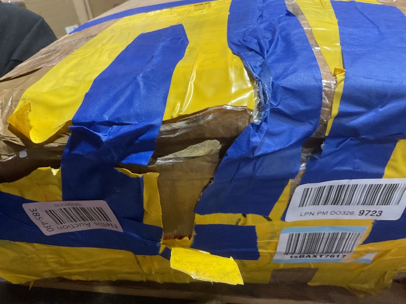 Photo 1 of **SELLING FOR PARTS. DAMAGE TO CORNERS**FONTOI Bookshelf, Open Modern Bookshelf, 4 Shelf Bookcase with Freestanding Display Storage, Wooden Book Shelf for Bedroom, Living Room, Dinning Room, Office, 48 Inch, Brown