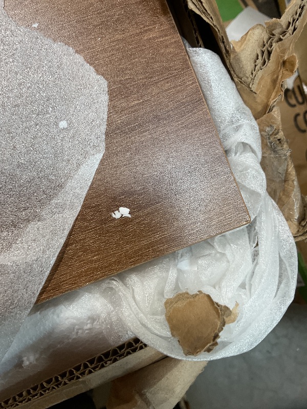 Photo 1 of **DAMAGE TO CORNERS**DWVO Farmhouse Buffet Cabinets, 47" Coffee Bar with Goblet Holder & Power Outlet, Sliding Barn Door Sideboard Cabinet for Kitchen & Living Room Storage (White)