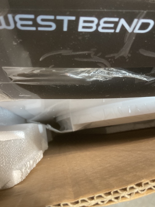 Photo 1 of **SCUFFS AND DIRT**West Bend Clothes Dryer Compact Portable Front Loading for Laundry, Auto and Timed Dry Settings and Anti-Wrinkle, Perfect for Apartments, RV and More, 4-Cu.Ft, White