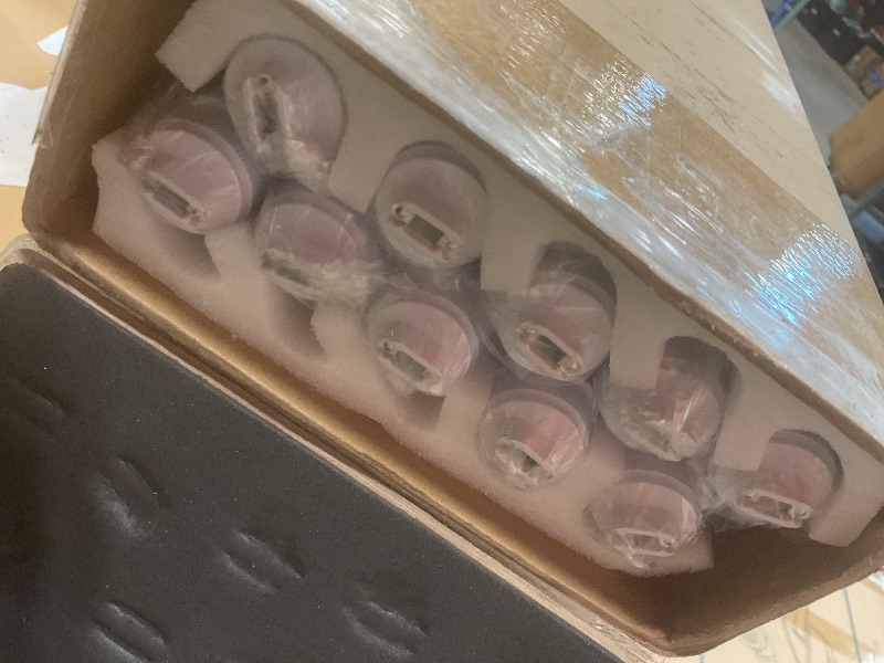 Photo 1 of **ONE FRAME DENTED**LED Shop Light 8FT Tube, 2 Pin LED Tube Lights, V Shaped, R17D HO Rotatable LED Bulb, 90W, Clear Cover, Cold White 6000k, Fluorescent Tube Replacement, Ballast Bypass,Dual-End Powered, 10Pack